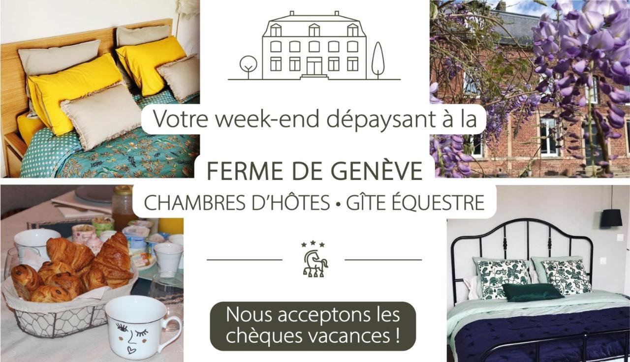 Ferme De Geneve Bed & Breakfast Beaurevoir Bagian luar foto